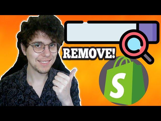 How To Remove Search Bar In Shopify (Dawn Theme)