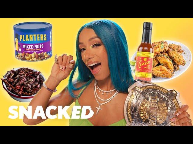 Sasha Banks Breaks Down Her Favorite Snacks | Snacked