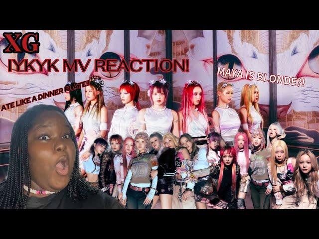 XG(XTRAORDINARY GIRLS) IYKYK MV REACTION!! MAYA IS BLONDE?!