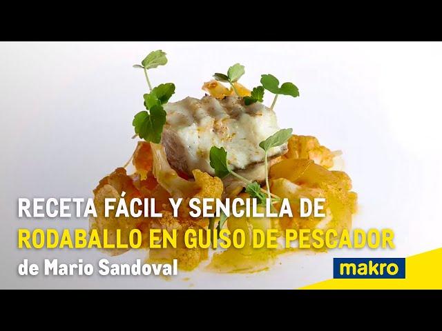 Receta fácil y sencilla de rodaballo en guiso de pescador de Mario Sandoval