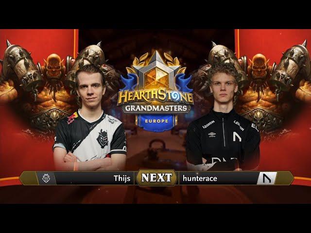 Thijs vs Hunterace - Group A Initial - Hearthstone Grandmasters Europe 2020 Season 1 - Week 1