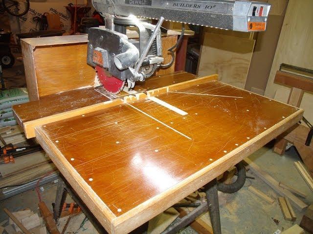 Radial Arm Saw: Tables and Fences (Part 1)