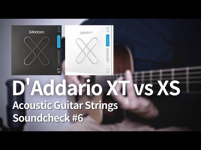 D'Addario XT strings vs XS strings | Acoustic Guitar Strings Soundcheck #6