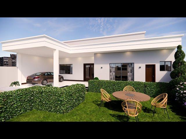 Single floor house design | Village house design | 1 kanal house design in Pakistan