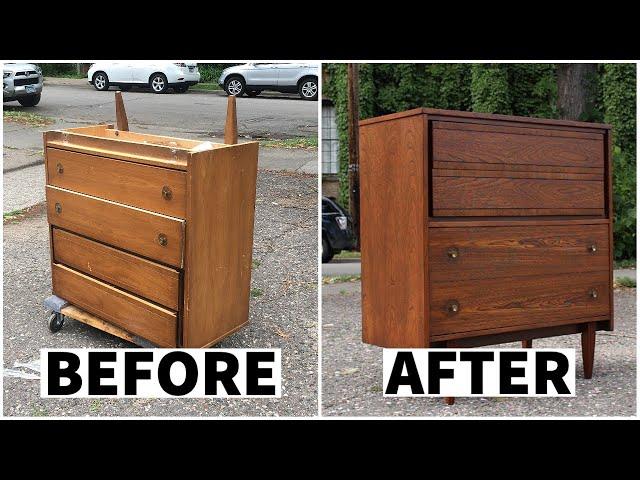 Refinishing A Vintage Dresser | Furniture Restoration