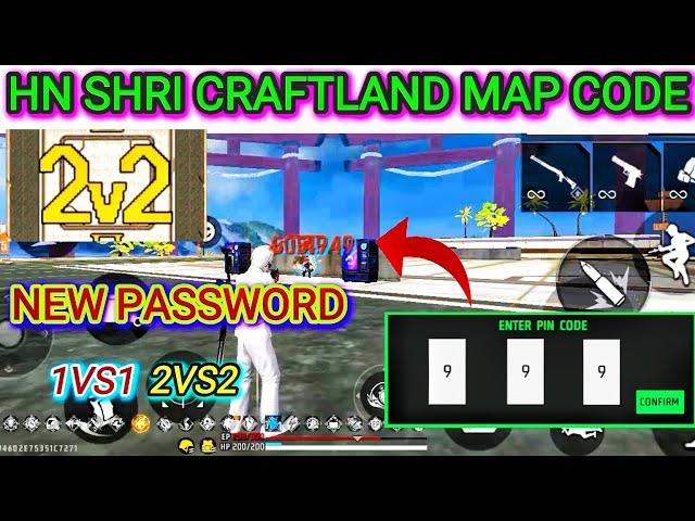 HN SHRI craftland map new password #shorts #viral #freefireindia