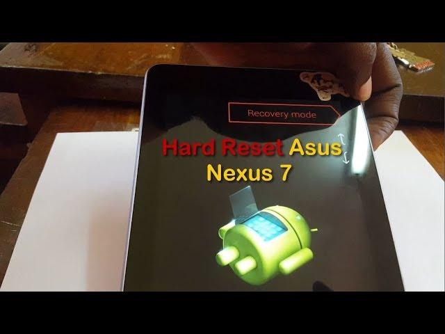 How to Hard Reset the Nexus 7