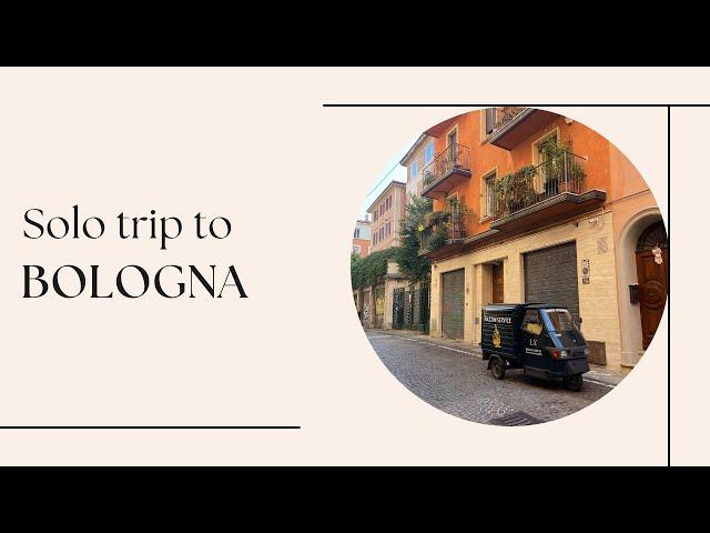 Solo Trip To Bologna | Silent Vlog