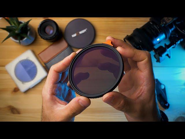 Variable ND Filters EXPLAINED  | The BEST Budget ND Filter - K&F Concept Variable ND Filter Review