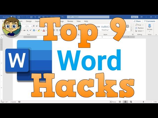 Top 9 Microsoft Word Hacks