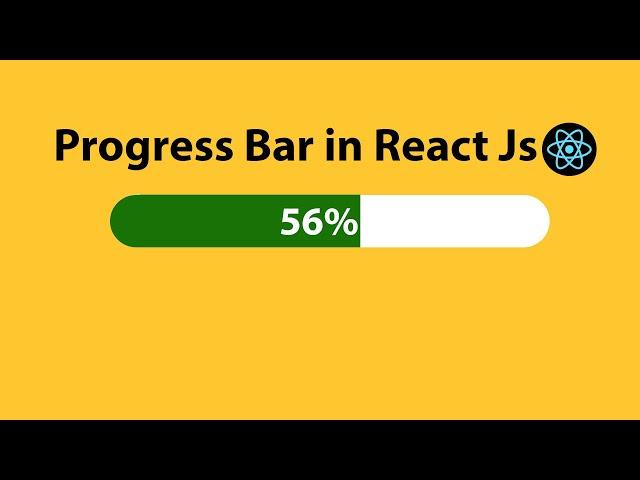 Progress Bar in React Js  #react #reacttutorial #progressbar #reactprogressbar