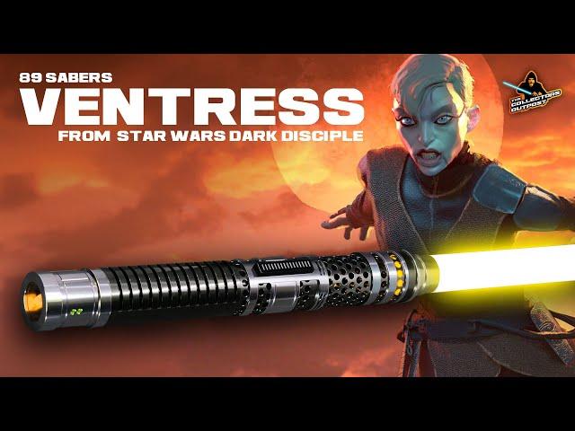 Ventress (Dark Disciple) Lightsaber Unboxing Review From CCSabers