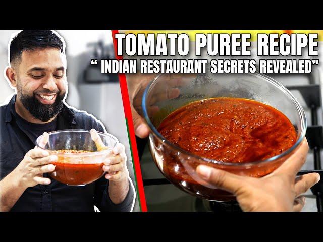 How To Make Tomato Puree The Indian Restaurant Way! *2023 UPDATE*