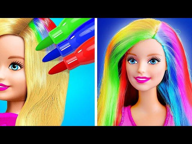 DOLL MAKEOVER Genius DIY Ideas & Miniature Crafts by Imagine PlayWorld