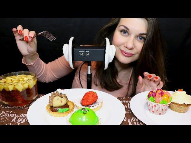 Yummy Cakes ASMR Eating Sounds, Mukbang, Whisper