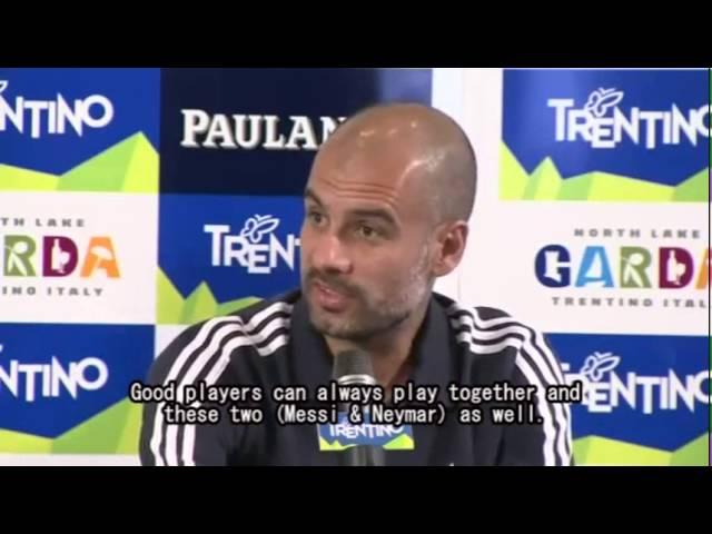 [Classic Pep] - If I want to have dinner with Johan Cruyff I will