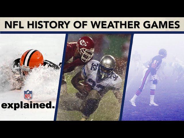 History of NFL's WORST Weather Games: Snow, Rain, Heat, & More!