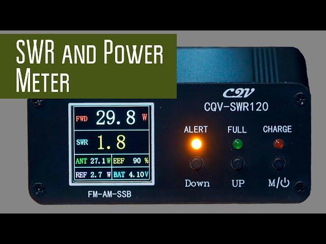 Цифровой измеритель КСВ (SWR) & Power CQV-SWR120