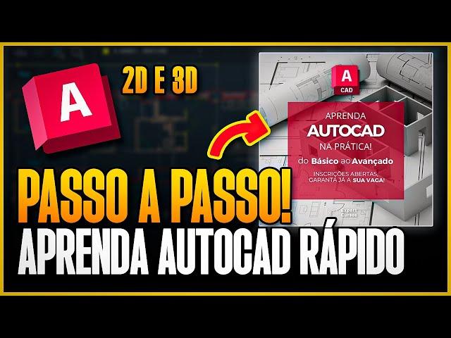 Melhor Curso Online de AutoCAD! Curso de AutoCAD Completo com Certificado - Curso de AutoCAD