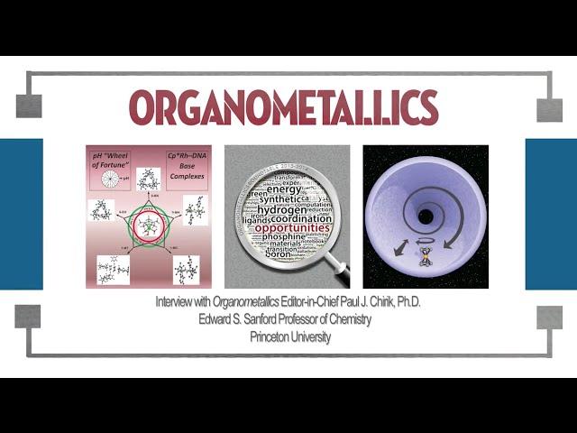 Interview with Editor-in-Chief of Organometallics, Paul J. Chirik, Ph.D.