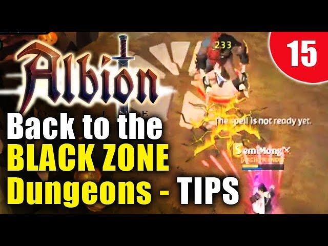 Albion Online Gameplay - Black Zone Dungeon Delving! Albion Online solo dungeon