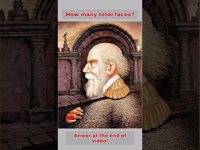 How many faces can you see riddle_with answer #riddlewithanswer #puzzleswithanswers #challenge