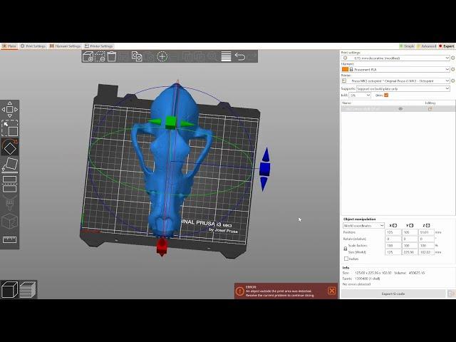 How to slice my giant skeletons