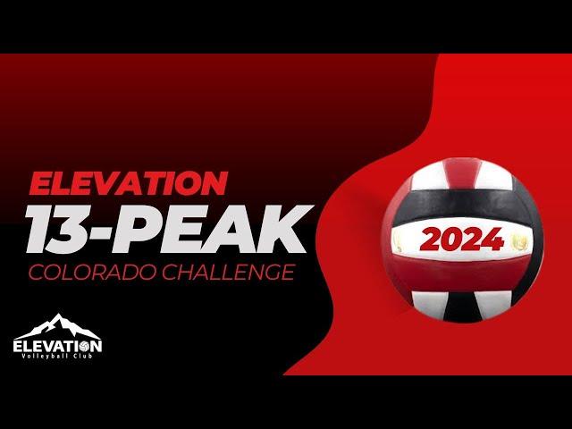 Colorado Challenge: 13 - Peak vs Front Range Volleyball's 13-1