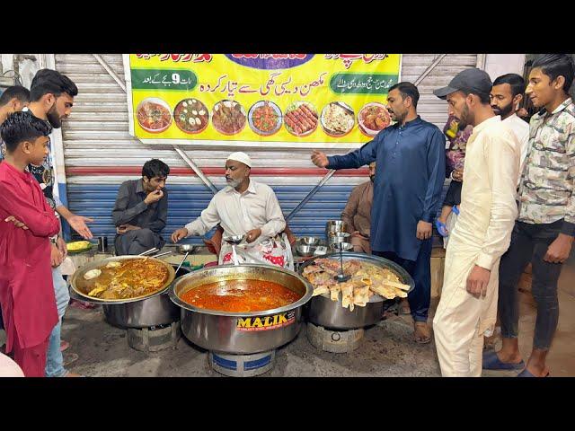 100/- Rs STREET FOOD VIBES  MUTTON SIRI PAYA & CHANAY - DAILY STREET FOOD LIFE IN PAKISTAN