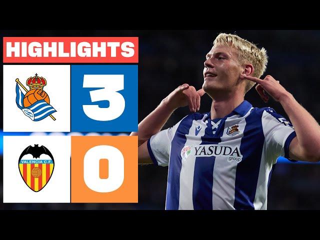 REAL SOCIEDAD 3 - 0 VALENCIA CF | HIGHLIGHTS LALIGA EA SPORTS