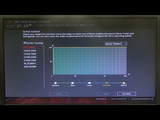 How To Change CPU Fan Speed In Asus Rog Maximus Z790 Motherboard