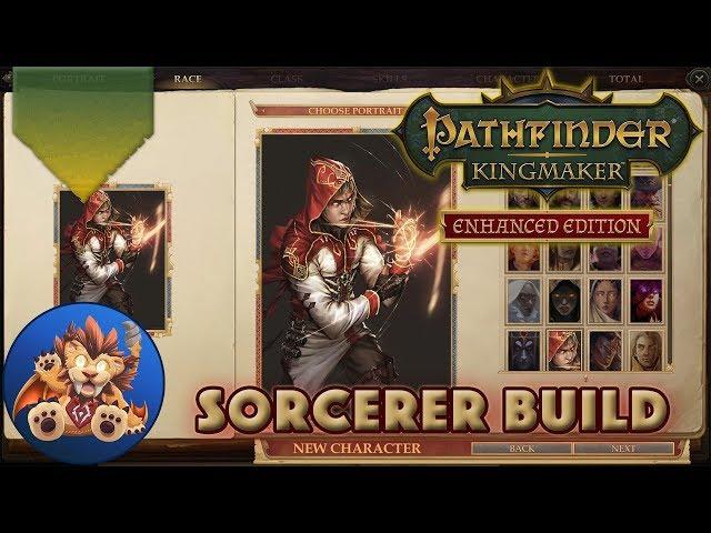 Pathfinder Kingmaker Enhanced Edition - Sorcerer Character Build for my Let's Play Series