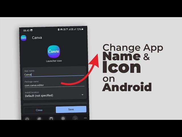 How to Change App Name and Icon on Android Using APK Editor