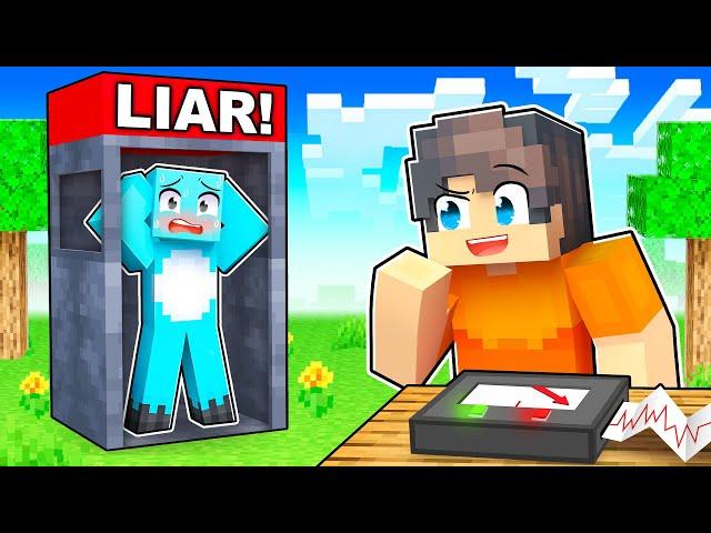 Using a LIE DETECTOR to Prank My Brother in Minecraft