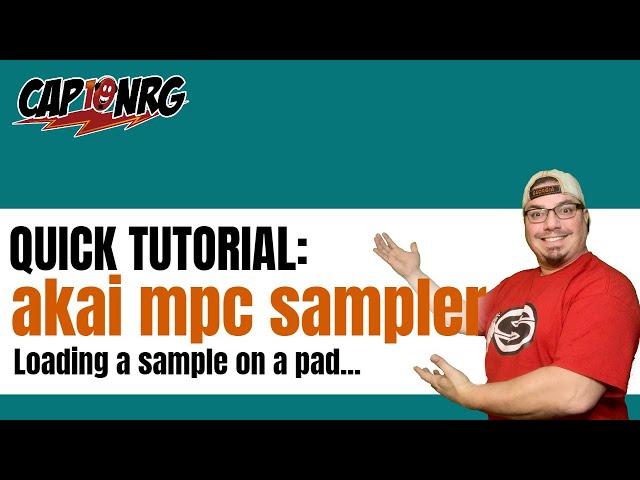 Load a Sample to a Pad on MPC