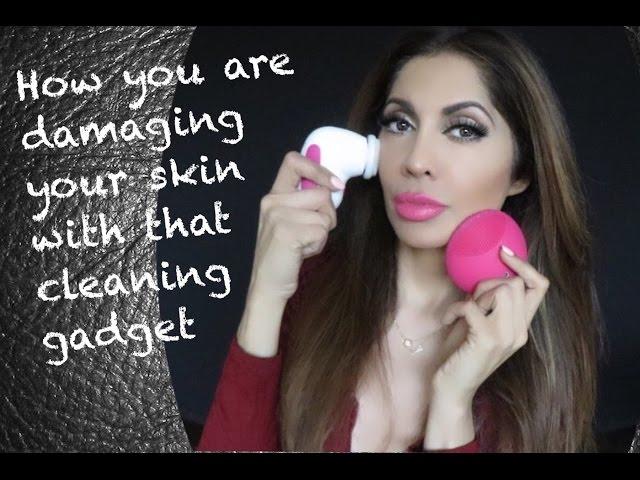 How YOU are damaging your skin with that cleaning gadget #clarisonic vs #foreo