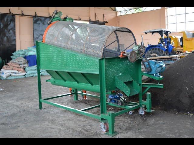 Oscillating-Cylinder Rotary Screen/Sifter with Screw Conveyor(3HP)