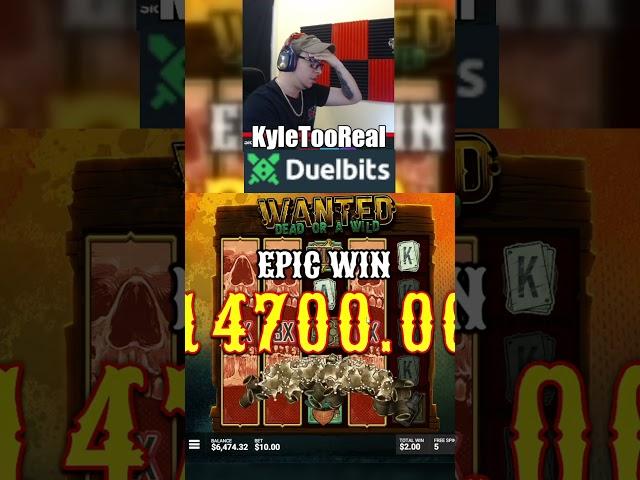 KyleTooReal was almost down 30k before this hit!!! #duelbits #casino #gambling