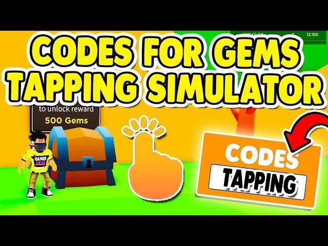 NEW ALL ROBLOX TAPPING SIMULATOR CODES FOR GEMS