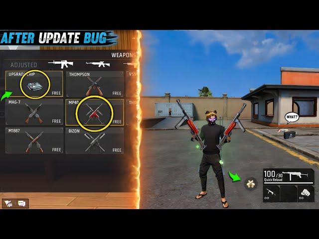 DOUBLE MP40 TRICKS IN TRAINING GROUND || FREE FIRE TIPS AND TRICKS || BUG FREE FIRE