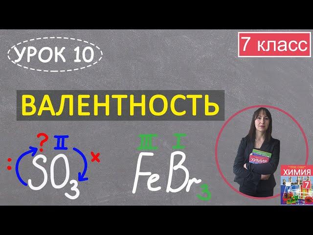 Валентность химических элементов. Урок 10. Химия 7 класс.