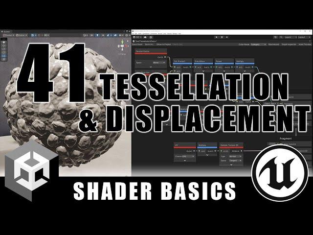 Tessellation and Displacement - Shader Graph Basics - Episode 41