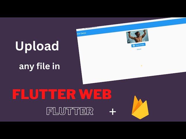 How to upload any file in flutter web | Image upload | Flutter web |