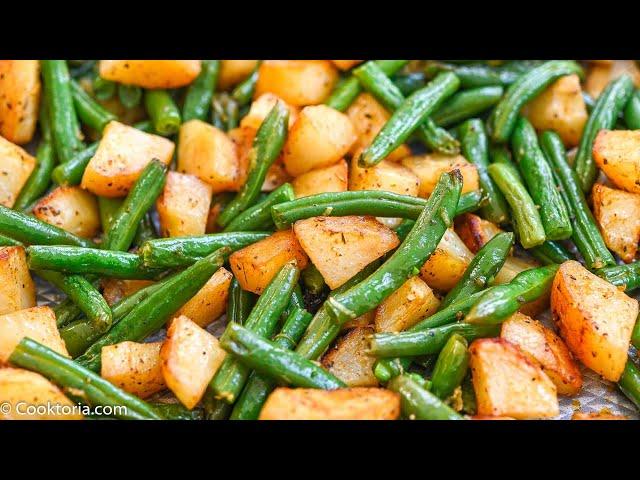 Roasted Green Beans and Potatoes