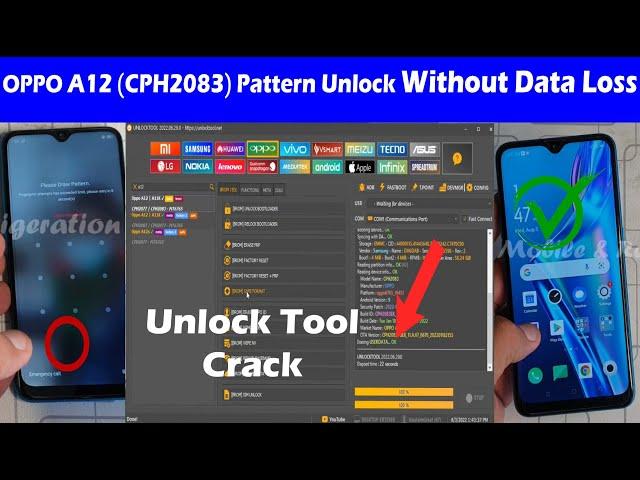 OPPO A12 (CPH2083) Pattern Unlock Tool Crack Without Data Loss Free