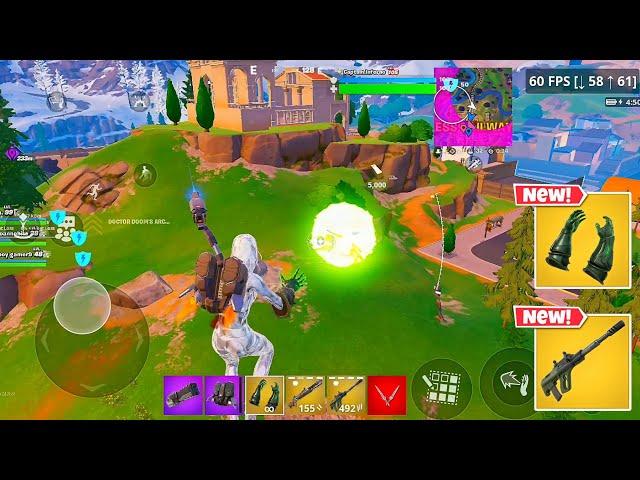 Samsung S23 Ultra 60 FPS Fortnite Mobile Gameplay *70 Elim With Mythic Weapon, EMMA FROST CHAPTER 5*