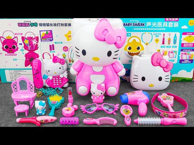 154 Minutes SANRIO Makeup Play Set, Satisfying Unboxing ASMR Hello Kitty Toys  Tin ASMR Tin