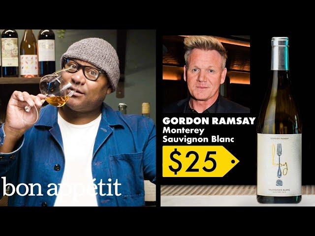 Sommelier Tries 14 Celebrity Wines (Gordon Ramsay, Leo DiCaprio, Yao Ming & More) | Bon Appétit