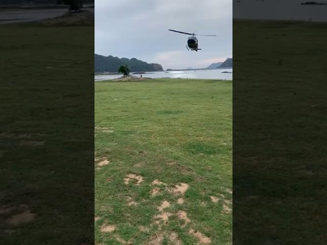 Bell 212 Landing To Remote Area #trending #shorts #bellhelicopter #srilanka