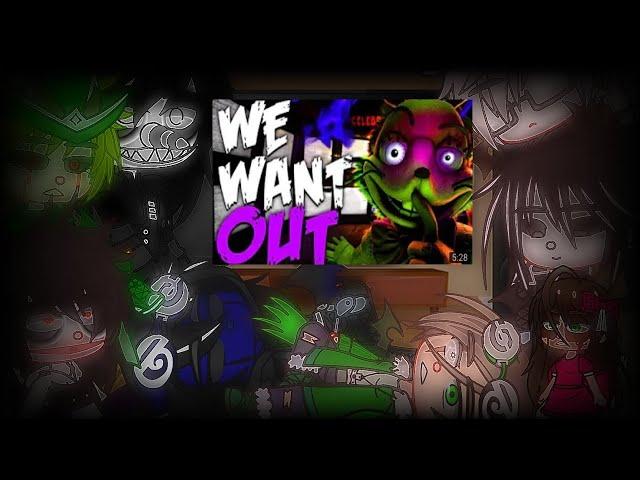 Creepypasta react to •we want out •  || parte 2?